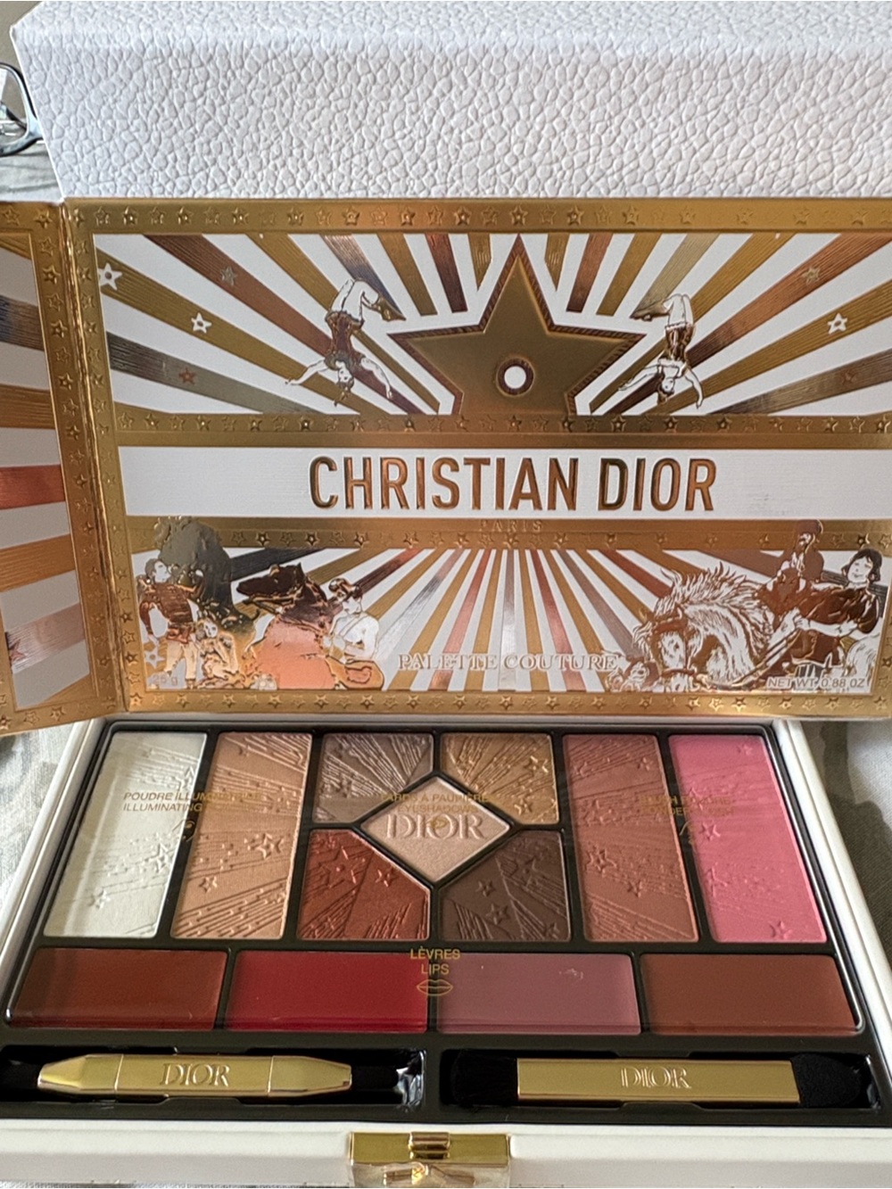 Dior Eyeshadow & Lip Palette — Pink, Coral, Bronze, Gold